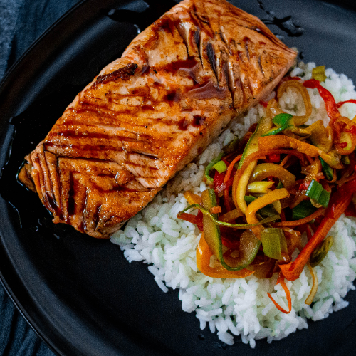 PLATO SALMON TERIYAKI